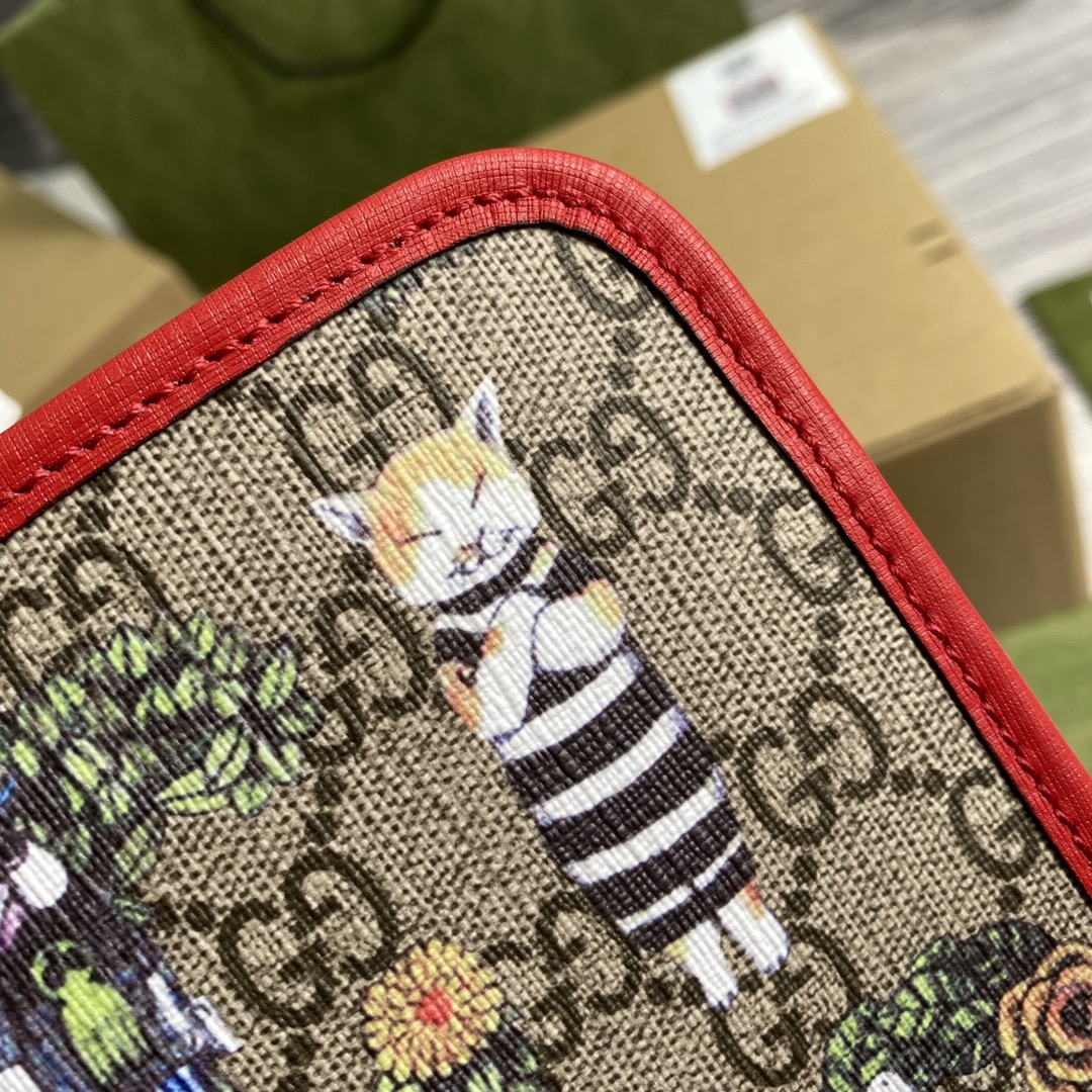 605614 Children's G heart print tote bag