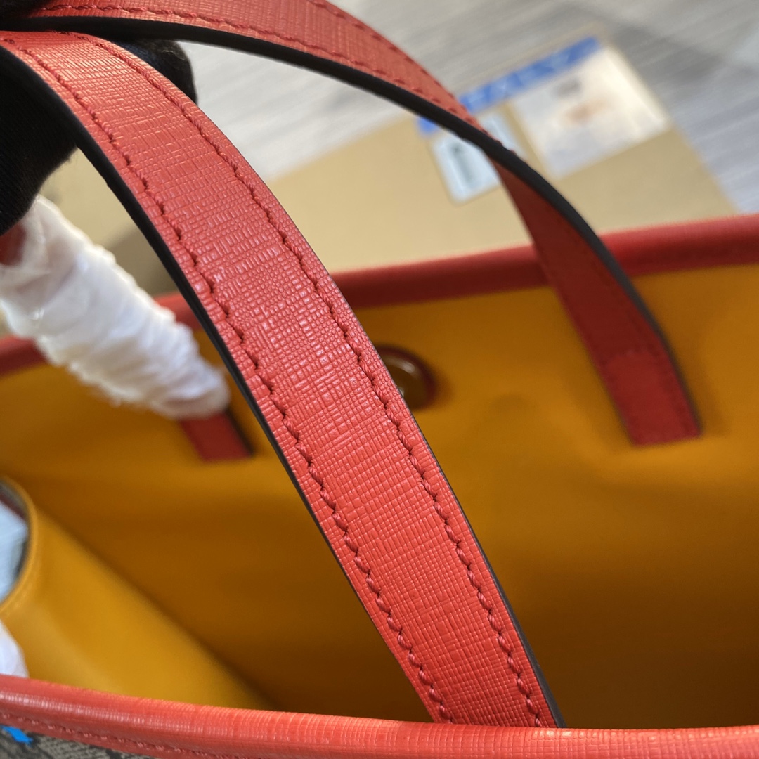 605614 Children's G heart print tote bag