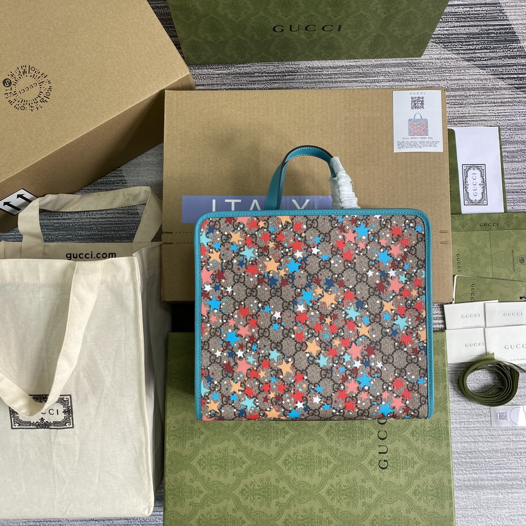 605614 Children's G heart print tote bag