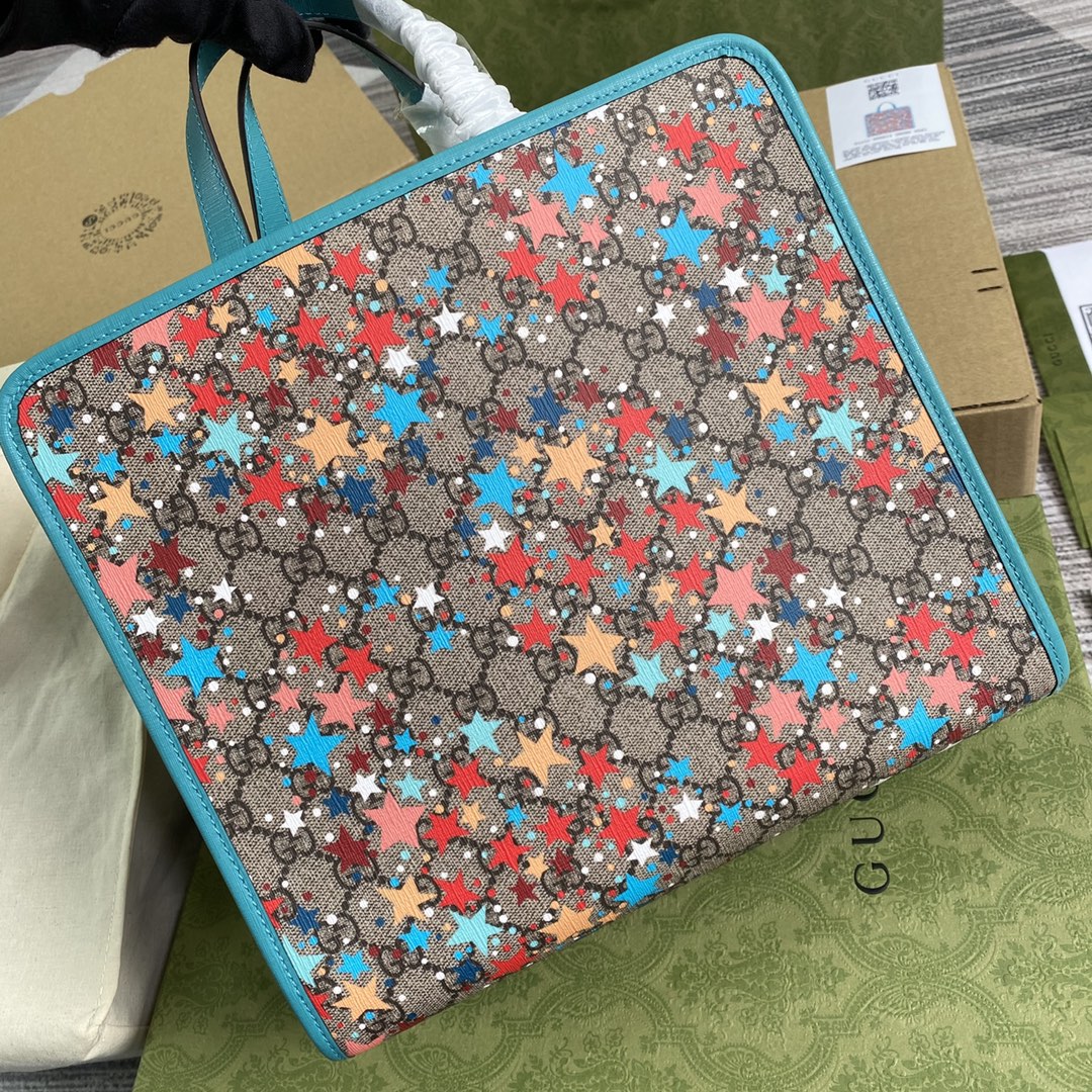 605614 Children's G heart print tote bag