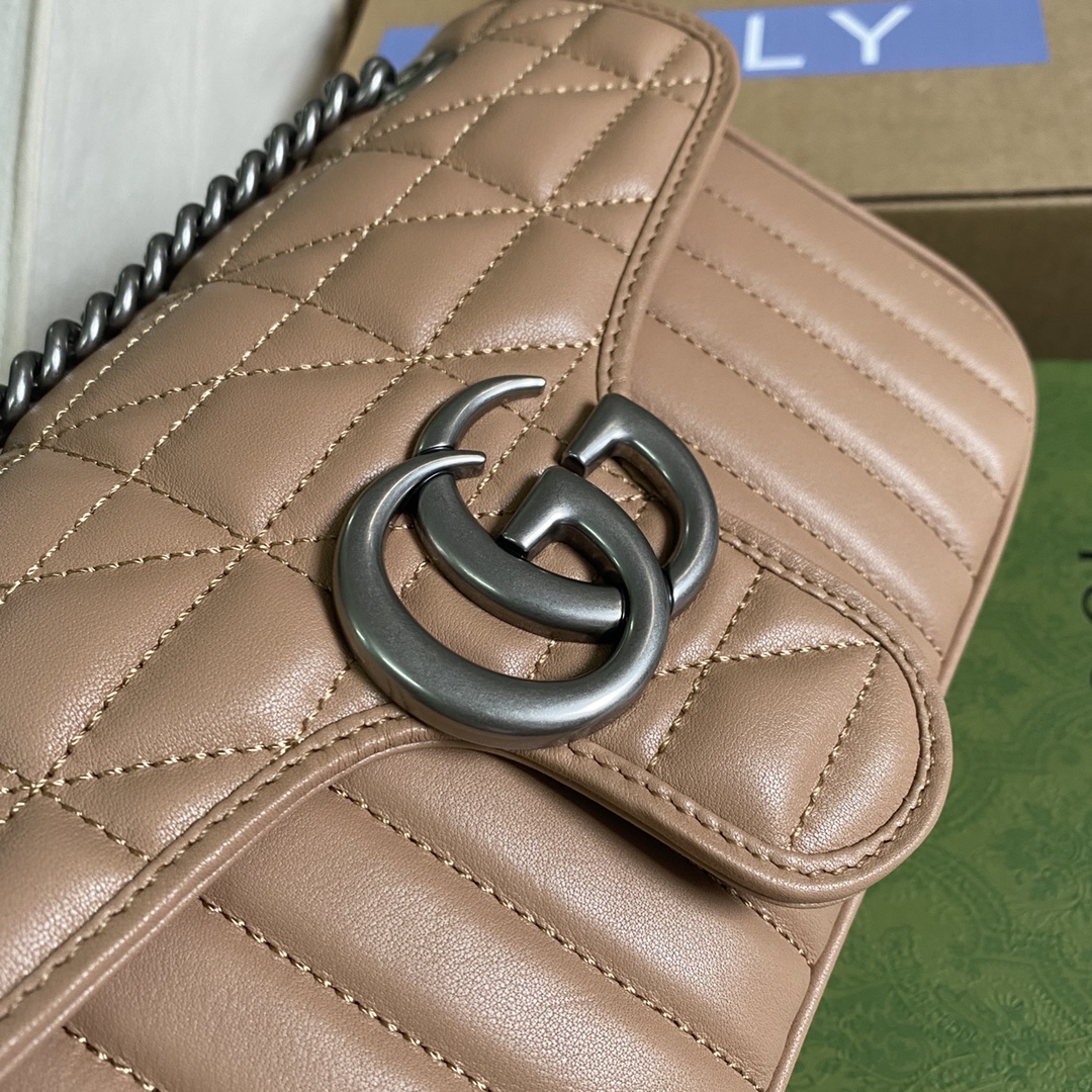 443497 GG Marmont small shoulder bag, GUCCI SHOULDER BAGS FOR WOMEN
