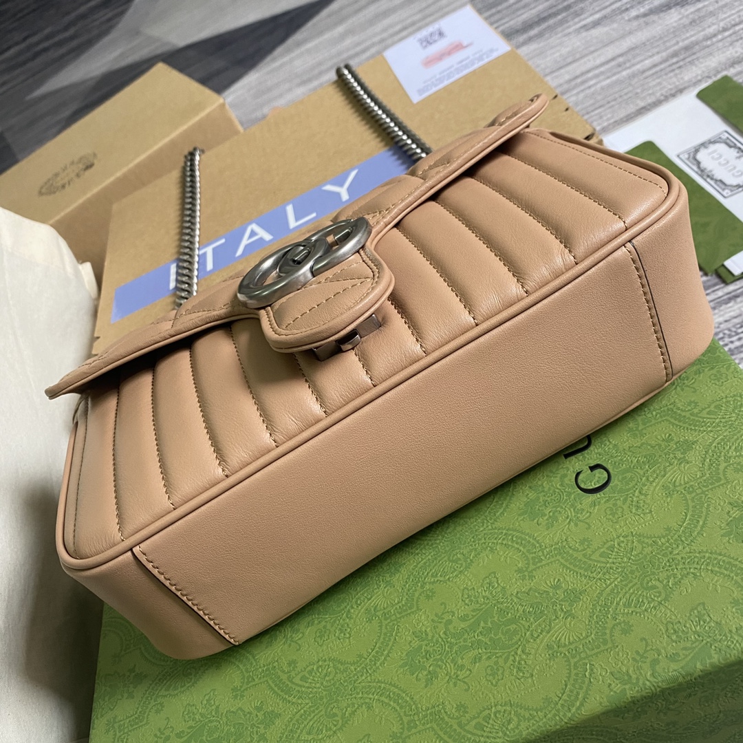 443497 GG Marmont small shoulder bag, GUCCI SHOULDER BAGS FOR WOMEN
