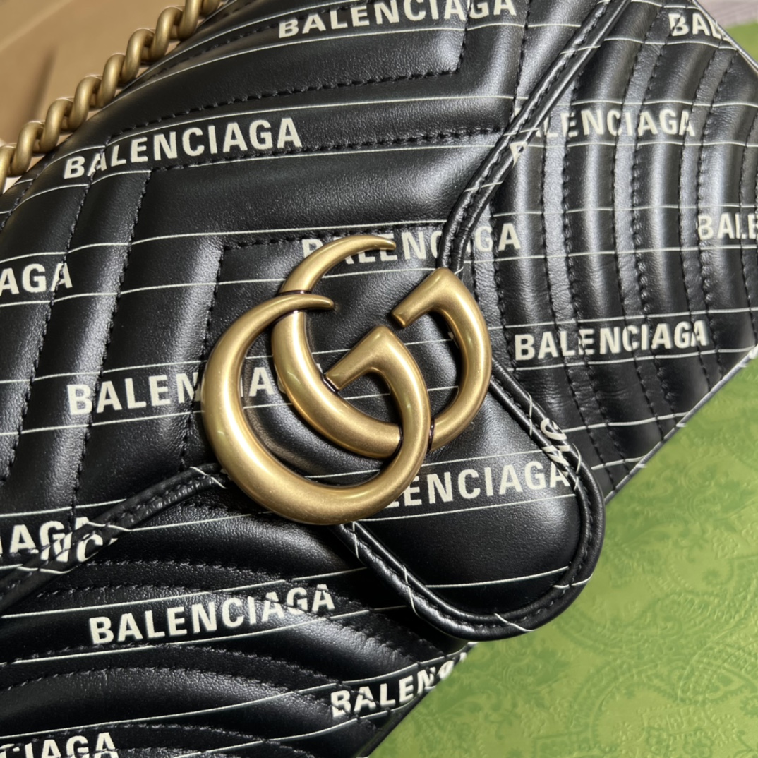 443497 The Hacker Project small GG Marmont bag, GUCCI SHOULDER BAGS FOR WOMEN