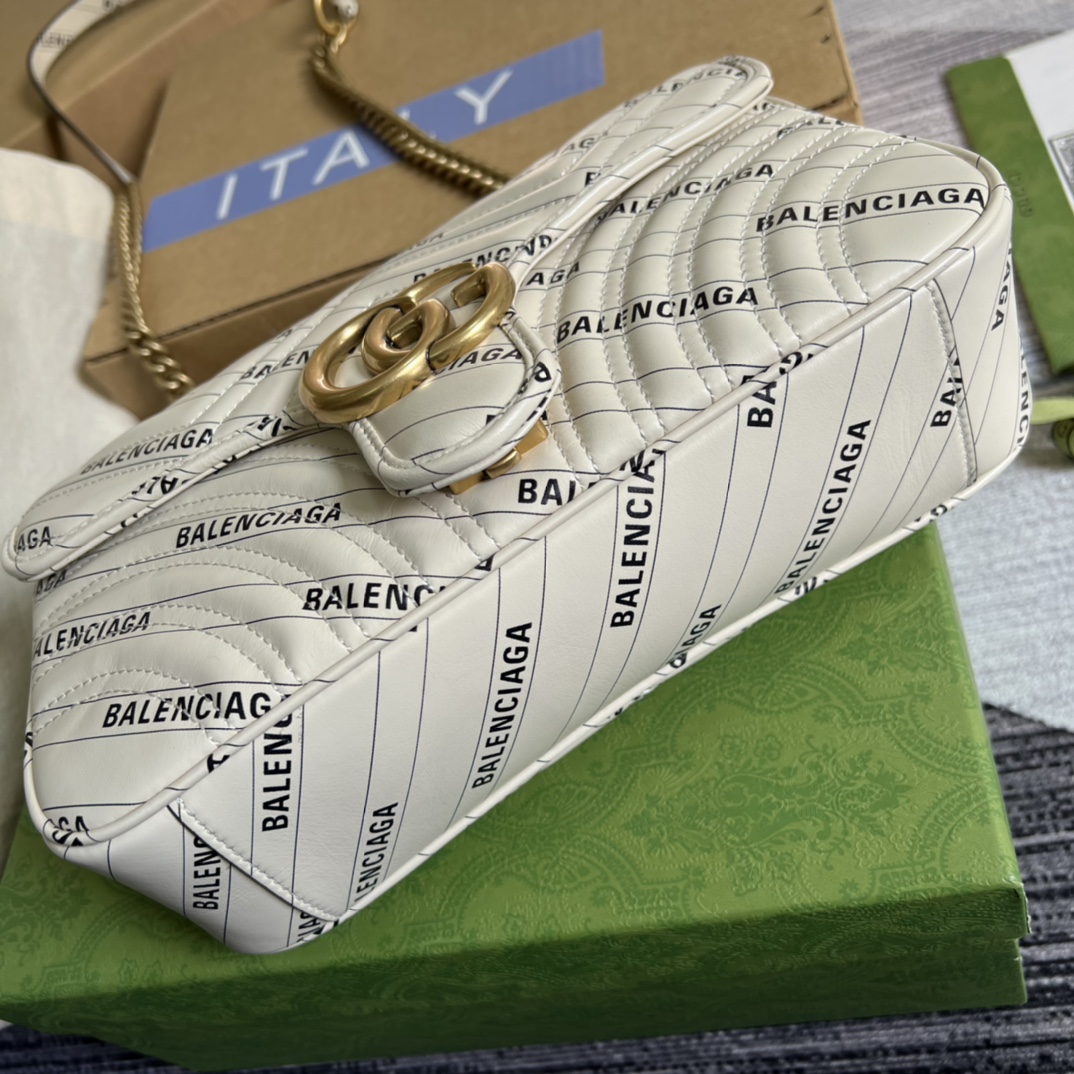 443497 The Hacker Project small GG Marmont bag, GUCCI SHOULDER BAGS FOR WOMEN