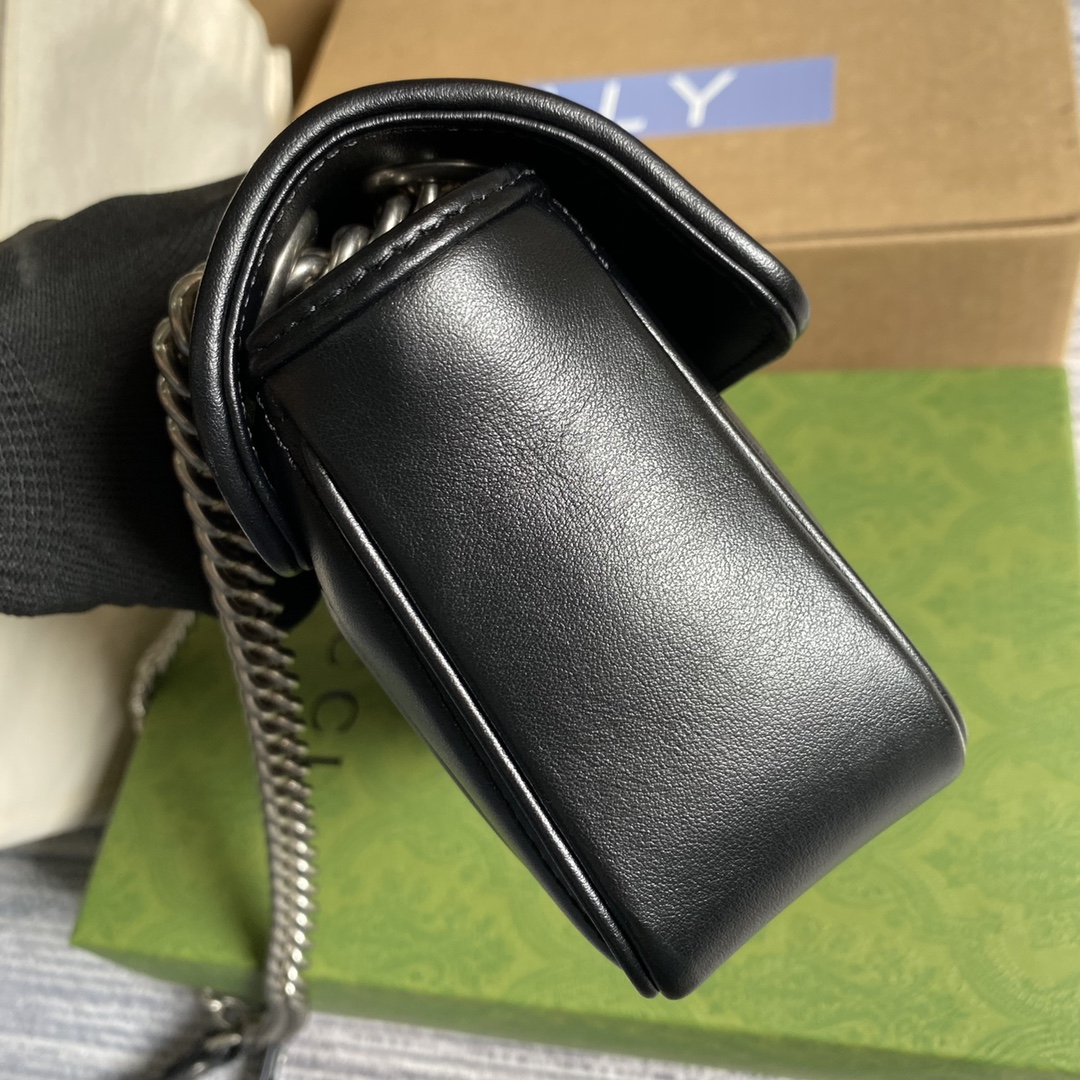446744 Balenciaga print black leather, GUCCI Shoulder Bags for Women