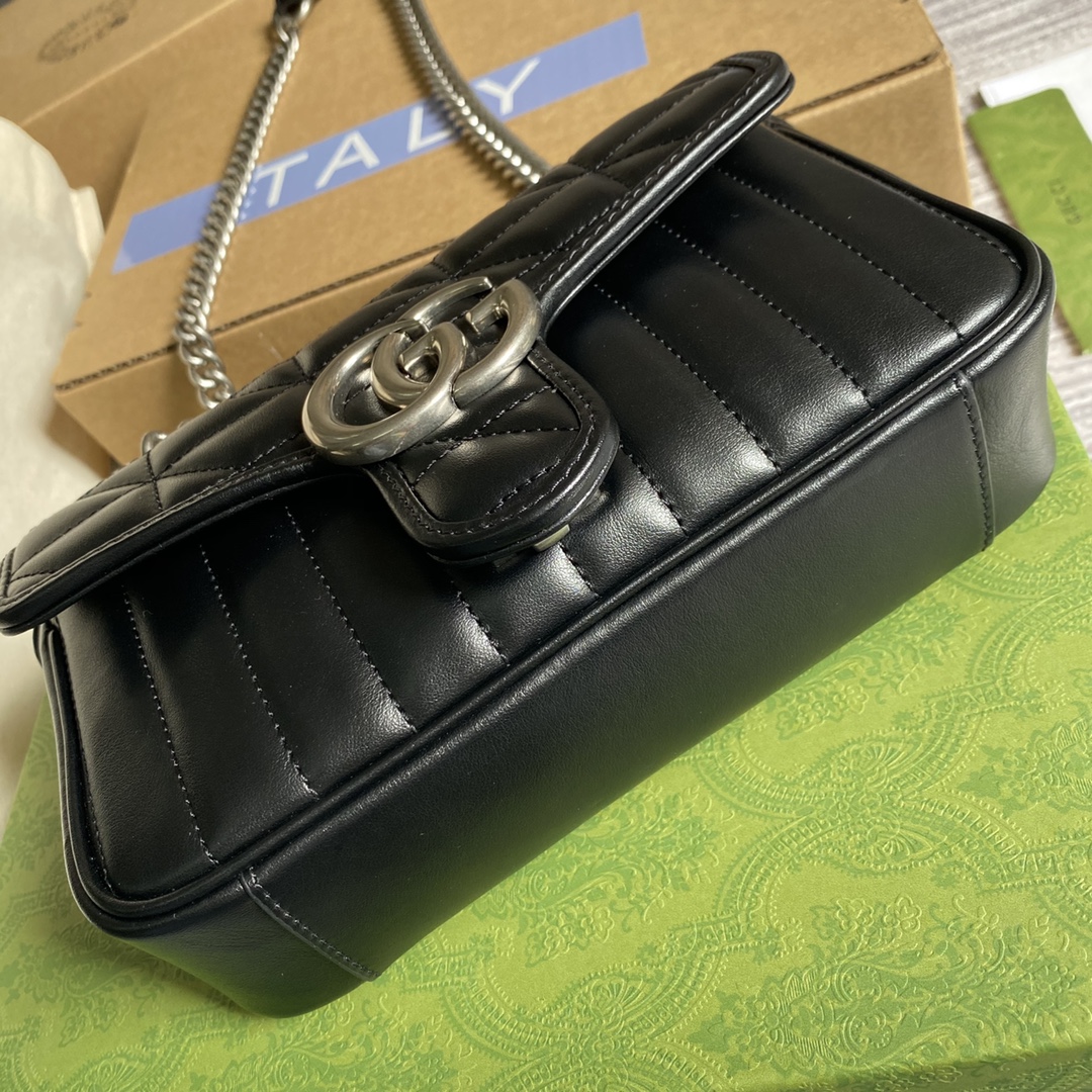 446744 Balenciaga print black leather, GUCCI Shoulder Bags for Women