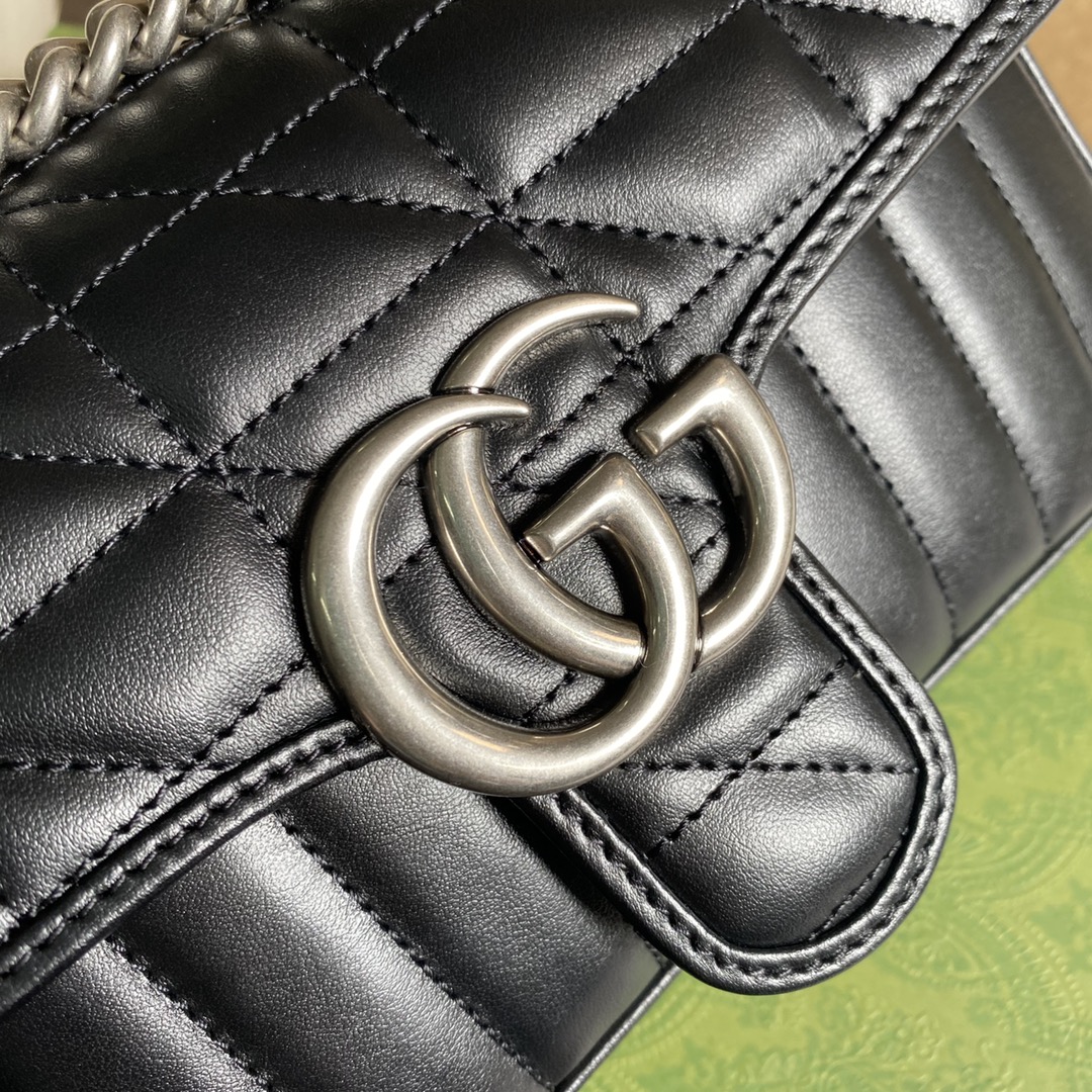 446744 Balenciaga print black leather, GUCCI Shoulder Bags for Women
