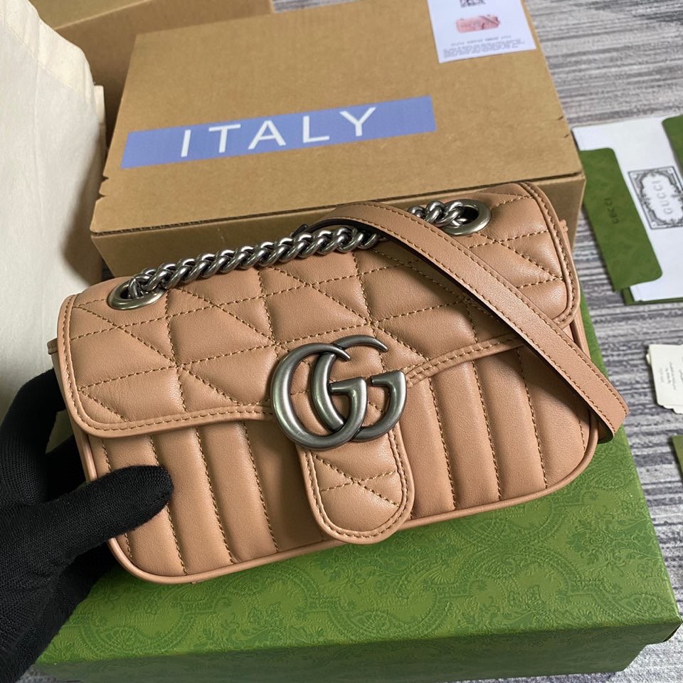 446744 Balenciaga print black leather, GUCCI Shoulder Bags for Women