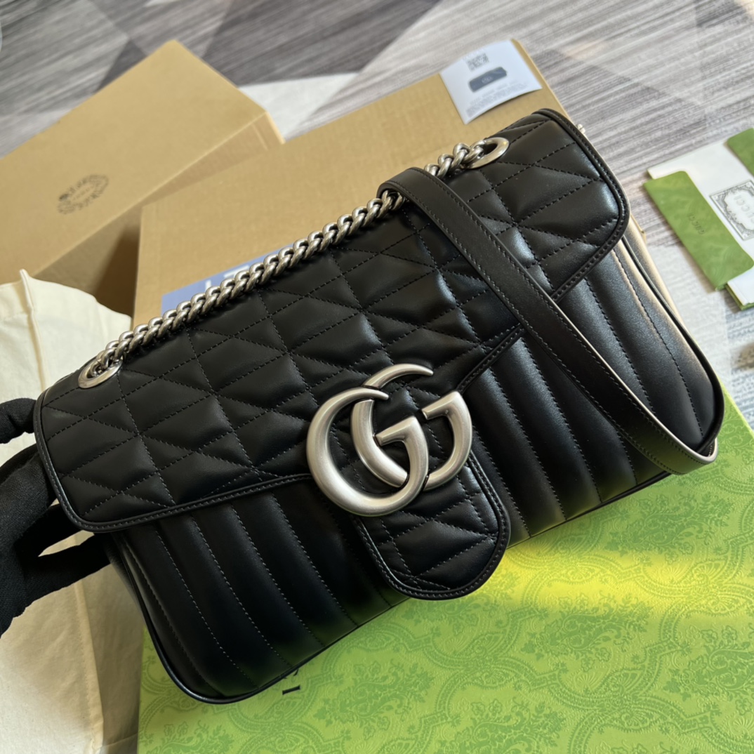 443496 GG Marmont medium shoulder bag, GUCCI