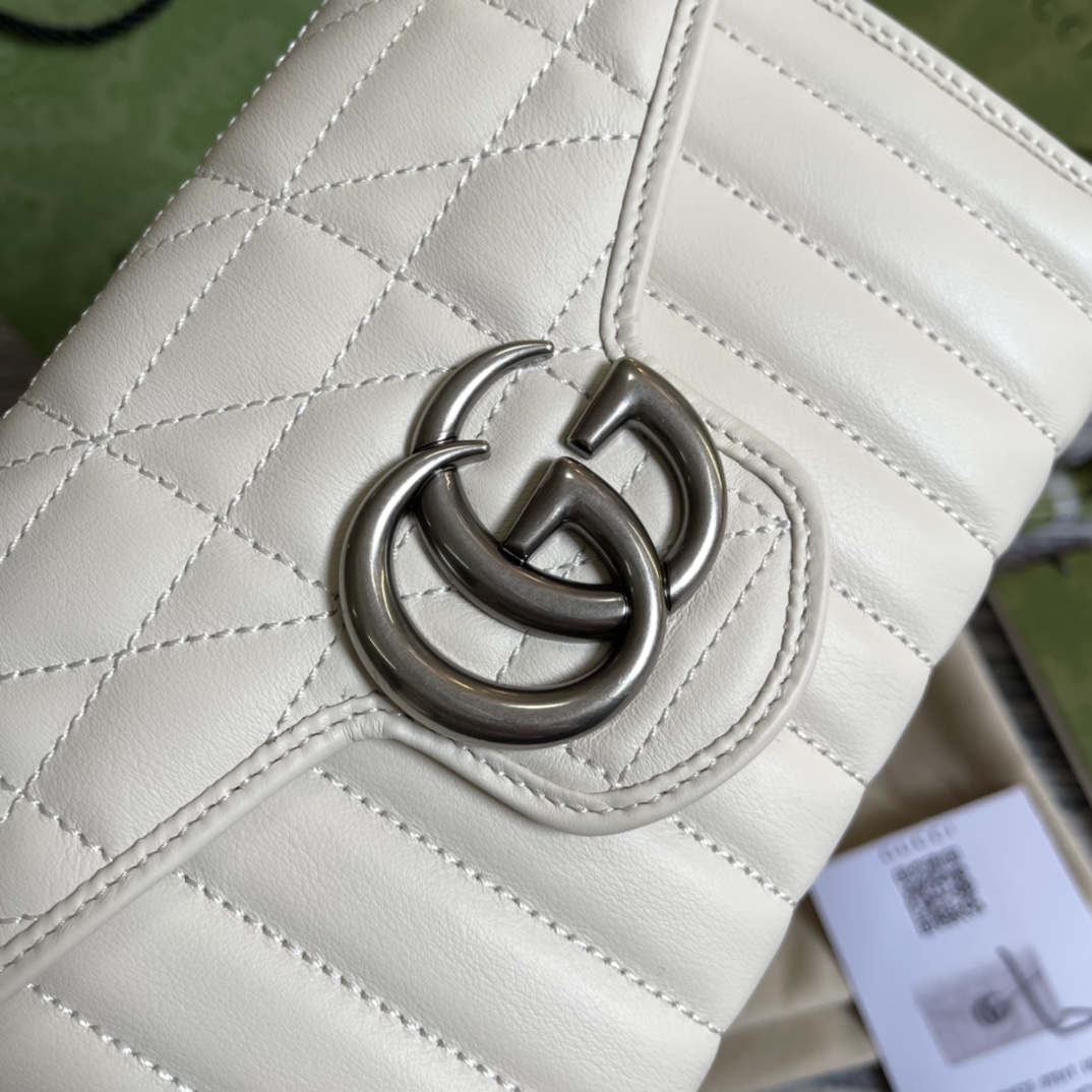 474575 GG Marmont matelassé mini bag, gucci Chain Wallets for Women