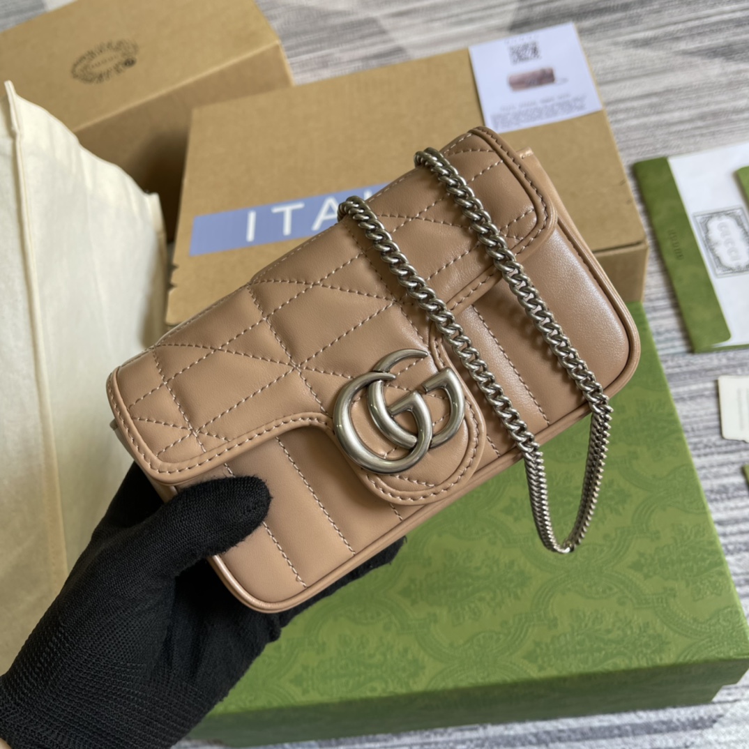476433 GG Marmont super mini bag, Women's Mini Bags