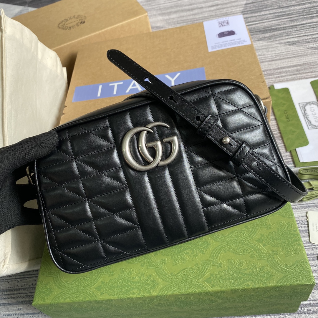 447632 GG Marmont small shoulder bag, Gucci Handbag