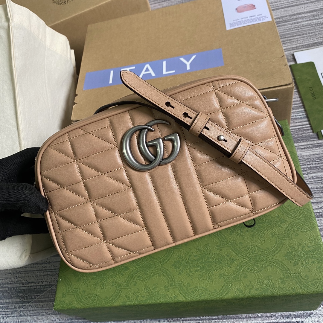 447632 GG Marmont small shoulder bag, Gucci Handbag