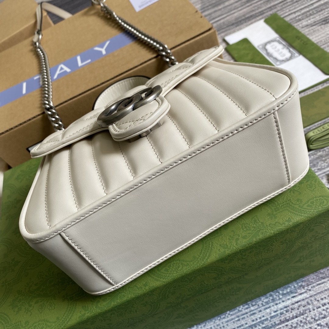 583571 GG Marmont mini top handle bag, GUCCI Top Handle Bags for Women