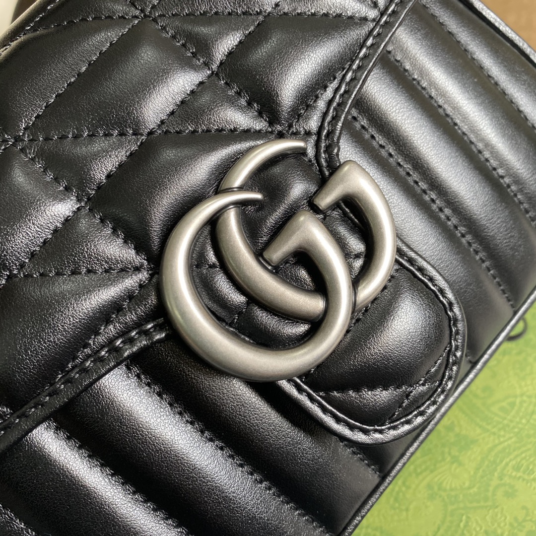 583571 GG Marmont mini top handle bag, GUCCI Top Handle Bags for Women