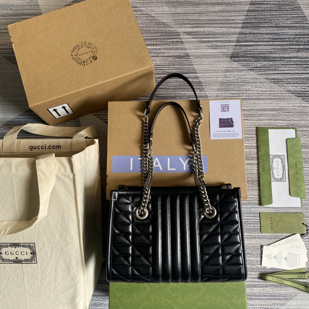 681483 GG Marmont small tote bag, GUCCI Totes Bags for Women