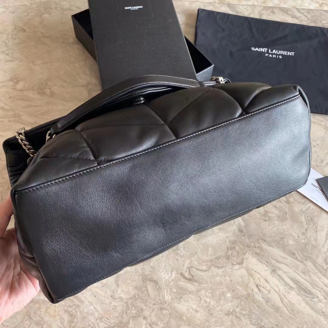 LOULOU PUFFER MEDIUM BAG IN QUILTED LAMBSKIN, YSL SAINT LAURENT 577475