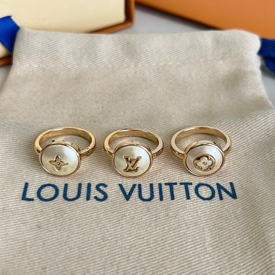 LV Color Blossom Ring Set of 3 – Size 7