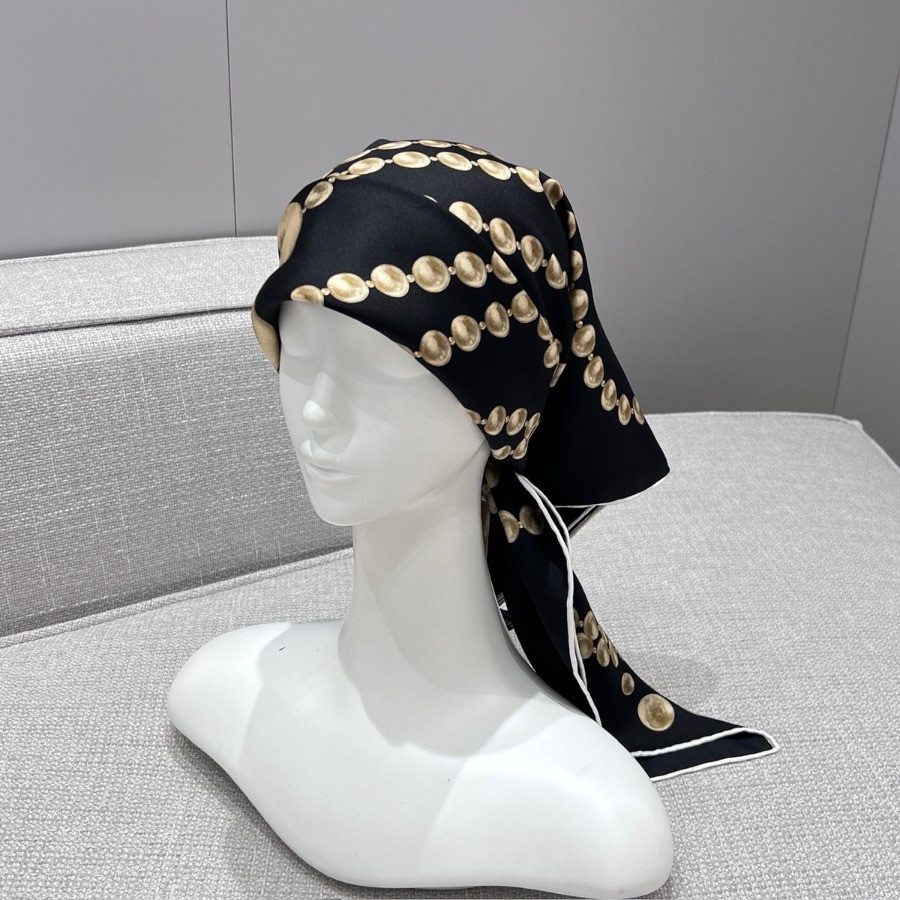 Double-Sided 100% real Silk  Shawl scarf – CHASCA-287 | 90 × 90 cm