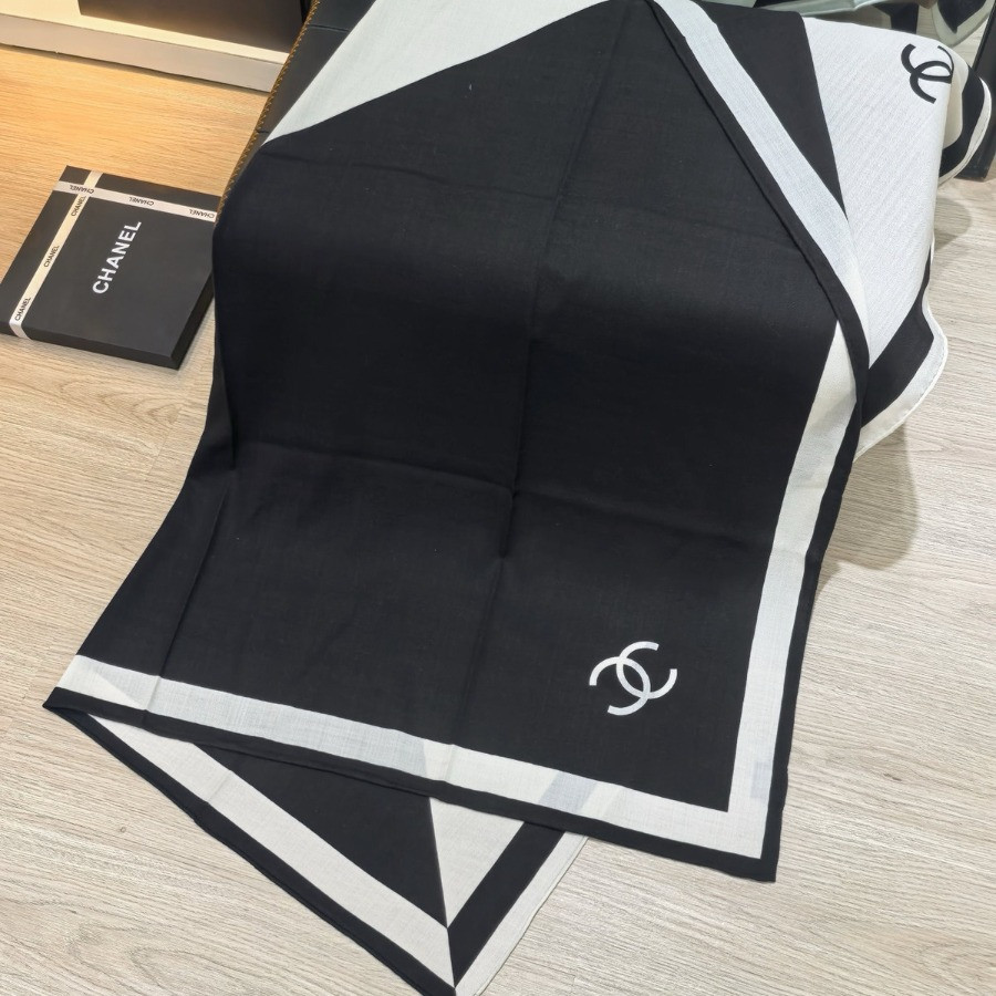 Double-Sided 100% real Silk  Shawl scarf – CHASCA-289 | 90 × 90 cm