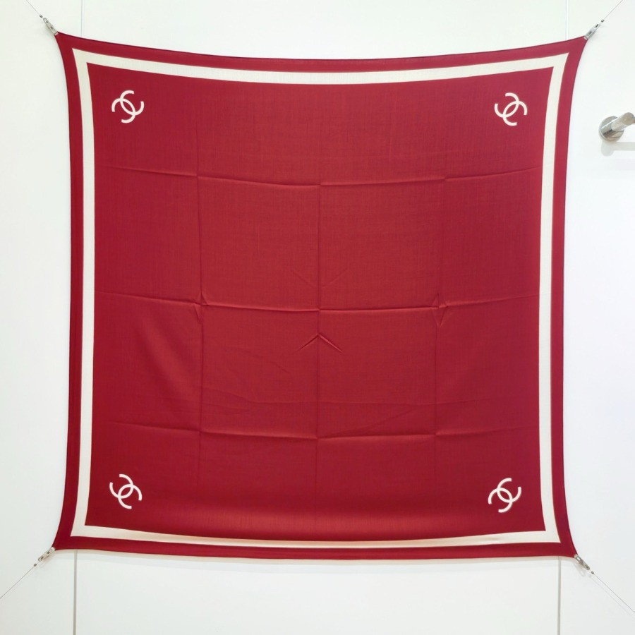 Double-Sided 100% real Silk  Shawl scarf – CHASCA-291 | 90 × 90 cm