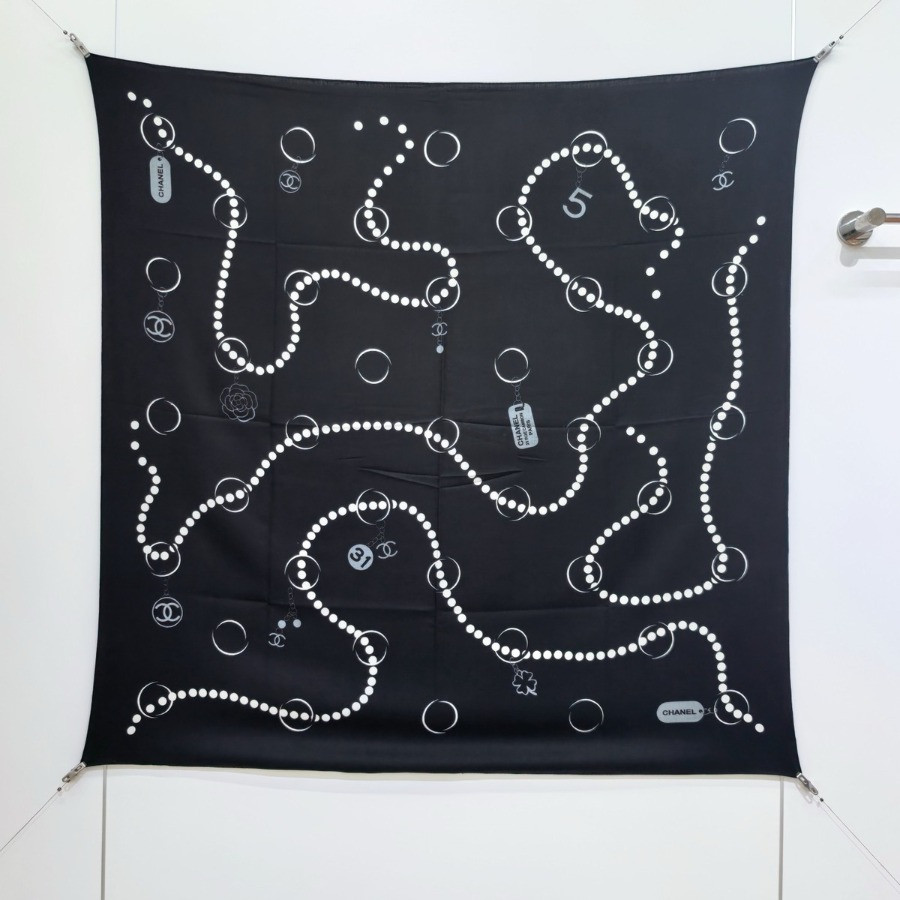 Double-Sided 100% real Silk  Shawl scarf – CHASCA-292 | 90 × 90 cm