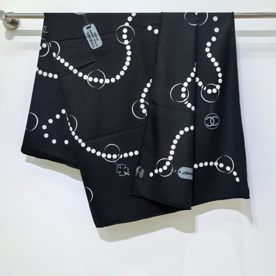 Double-Sided 100% real Silk  Shawl scarf – CHASCA-292 | 90 × 90 cm