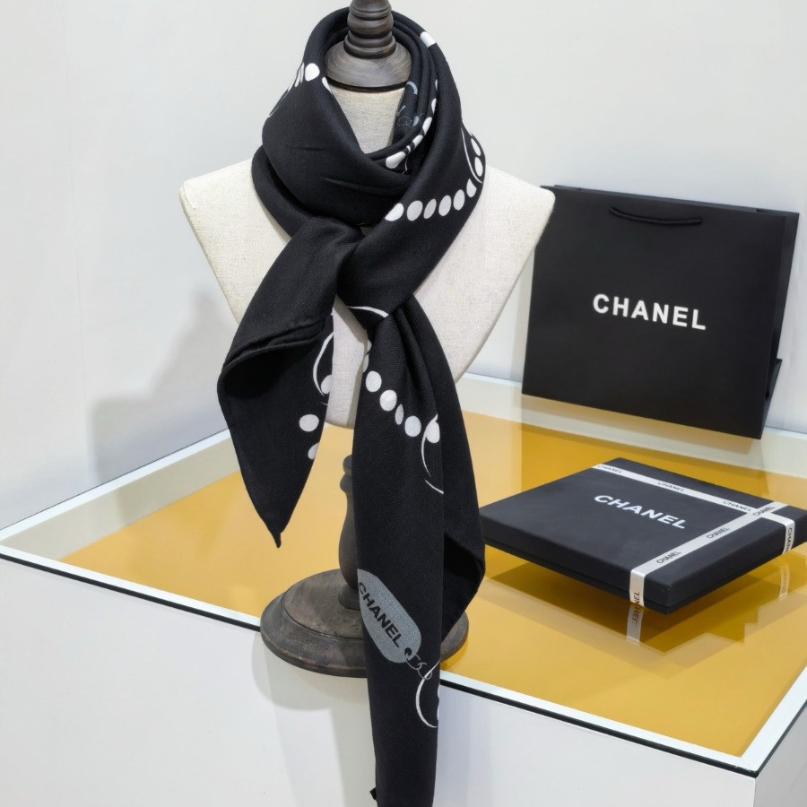 Double-Sided 100% real Silk  Shawl scarf – CHASCA-292 | 90 × 90 cm