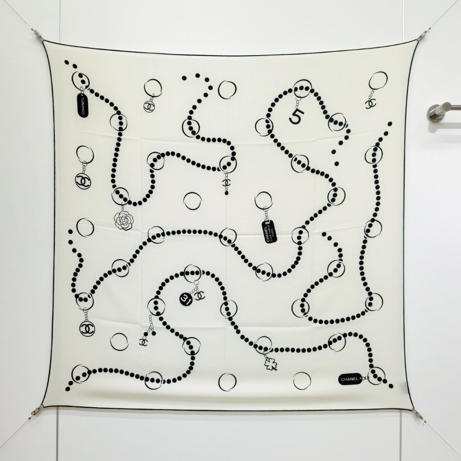 Double-Sided 100% real Silk  Shawl scarf – CHASCA-293 | 90 × 90 cm