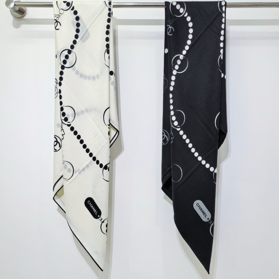 Double-Sided 100% real Silk  Shawl scarf – CHASCA-293 | 90 × 90 cm