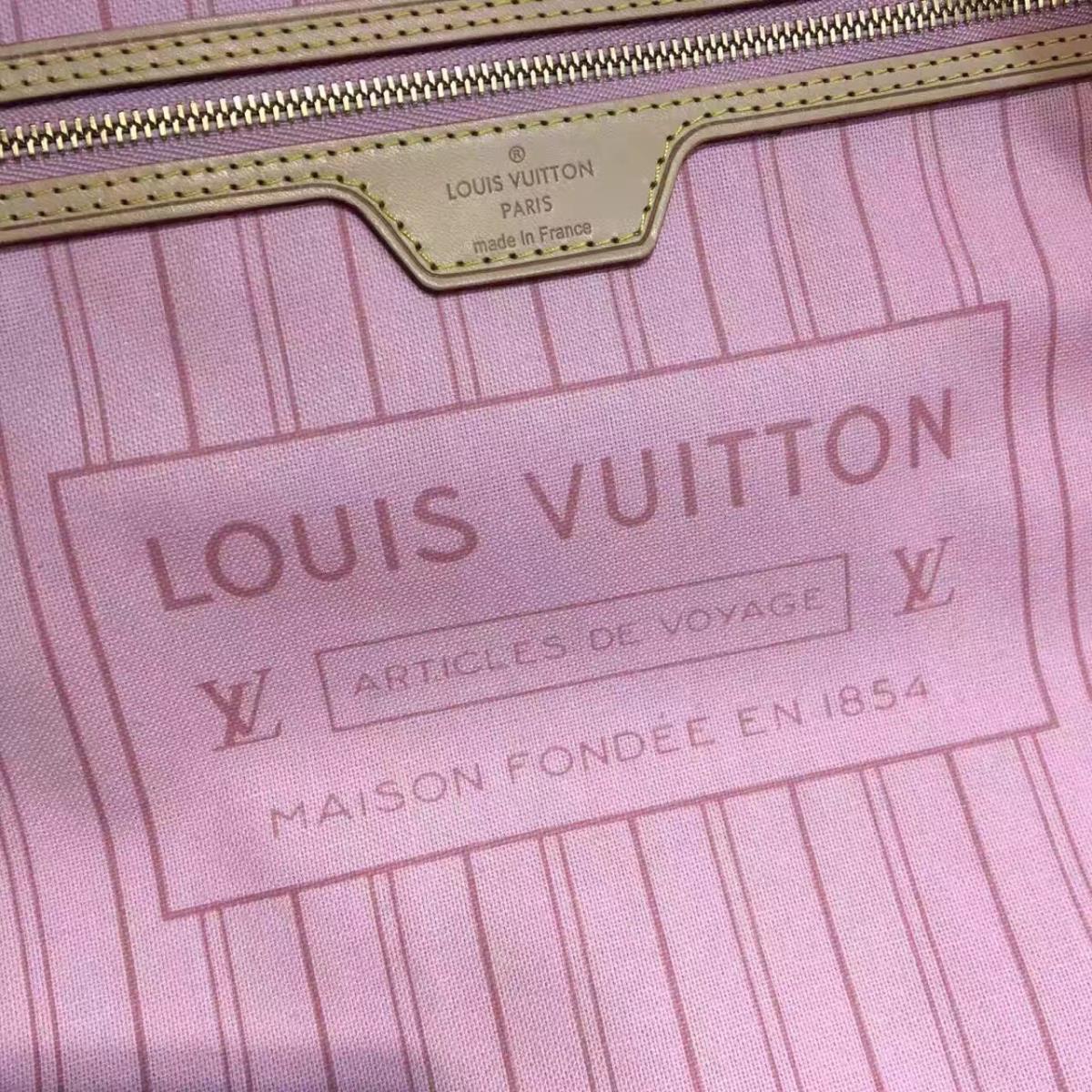Louis Vuitton LV Handbags, NEVERFULL GM N41604, Damier Azur Canvas, 15.7 x 13.0 x 7.9 inches, Original Quality