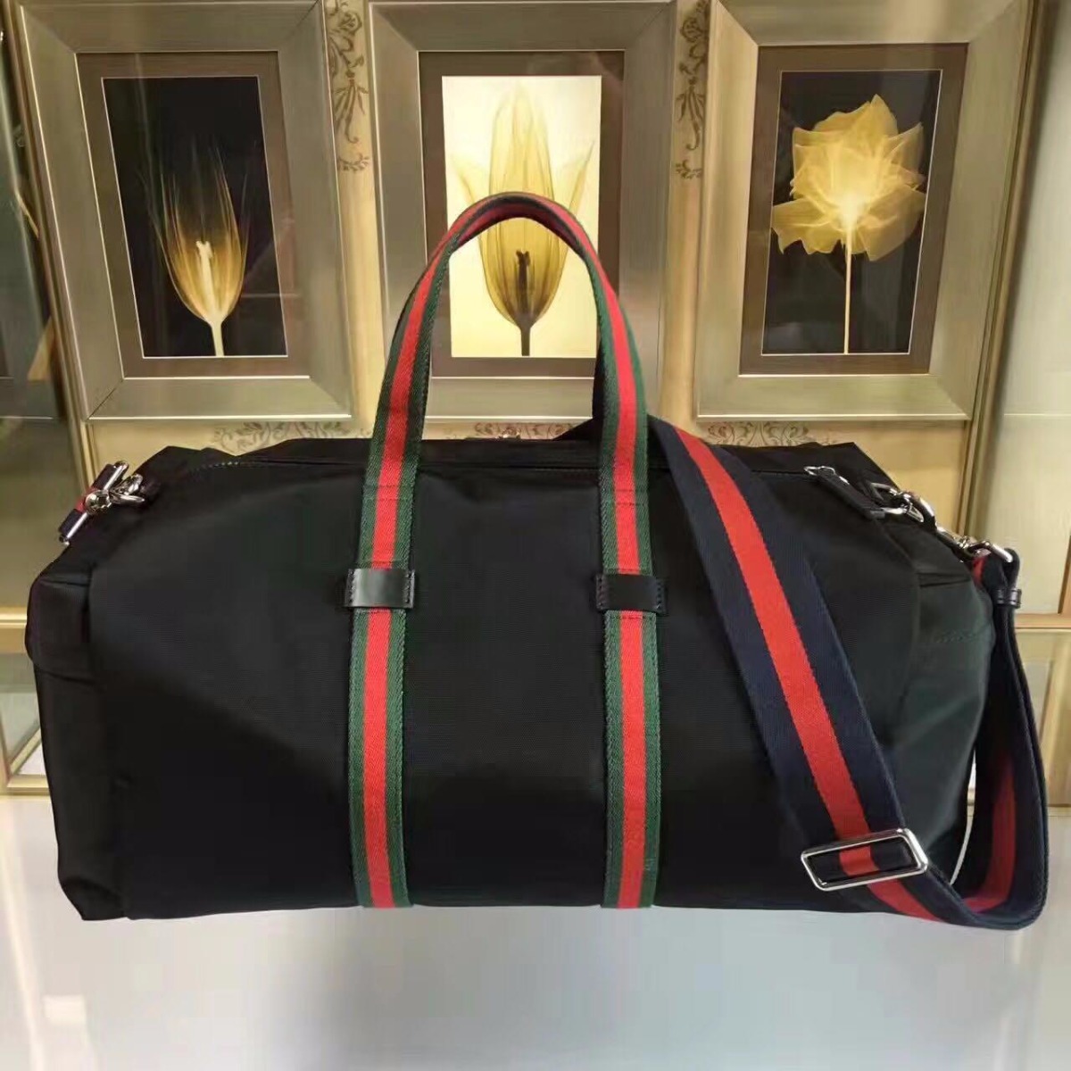 GUCCI Technical canvas duffle, Style 450983 K1NET 8546, 19.5