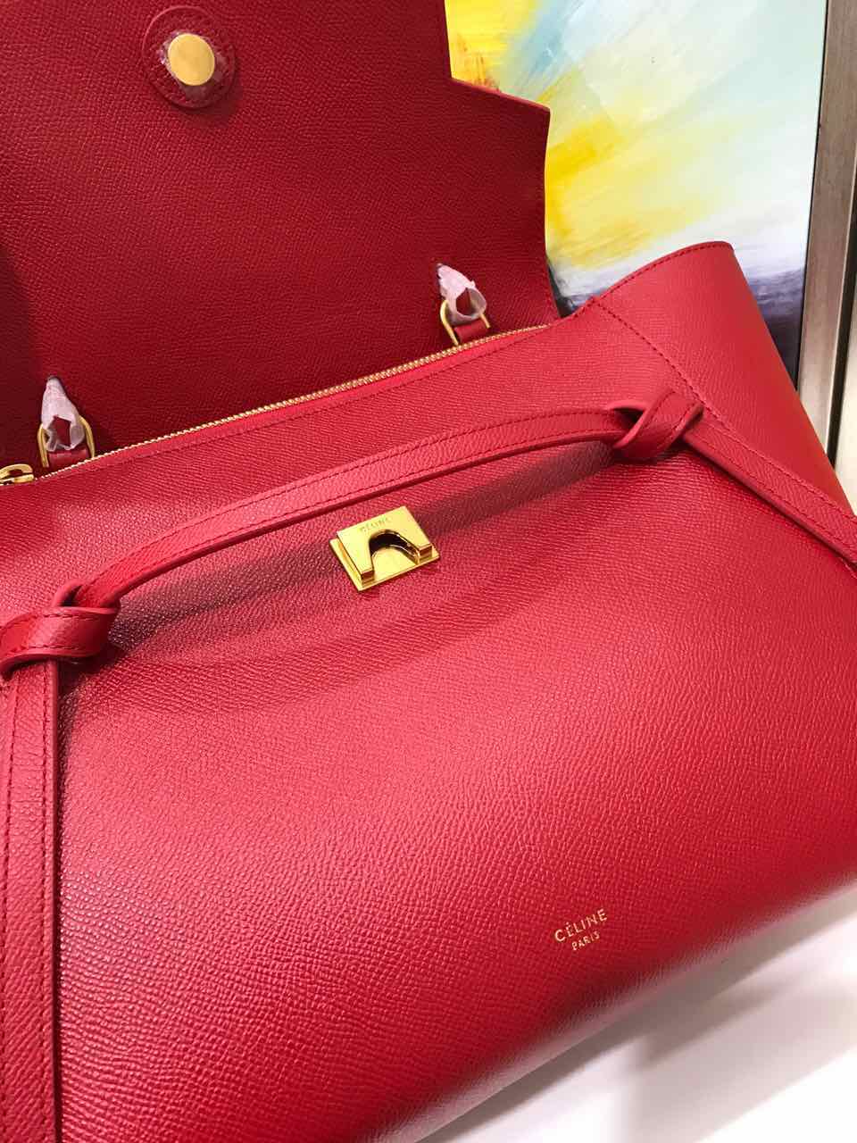 CELINE MICRO BELT HANDBAG CALFSKIN, Original Quality, 27 X 23 X 16 CM (11 X 9 X 6 IN)