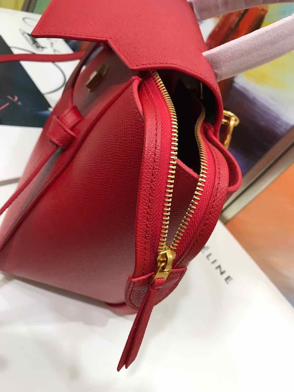 CELINE MICRO BELT HANDBAG CALFSKIN, Original Quality, 27 X 23 X 16 CM (11 X 9 X 6 IN)