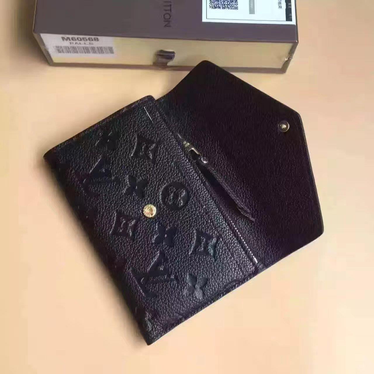 Louis Vuitton LV, M60568, COMPACT CURIEUSE WALLET