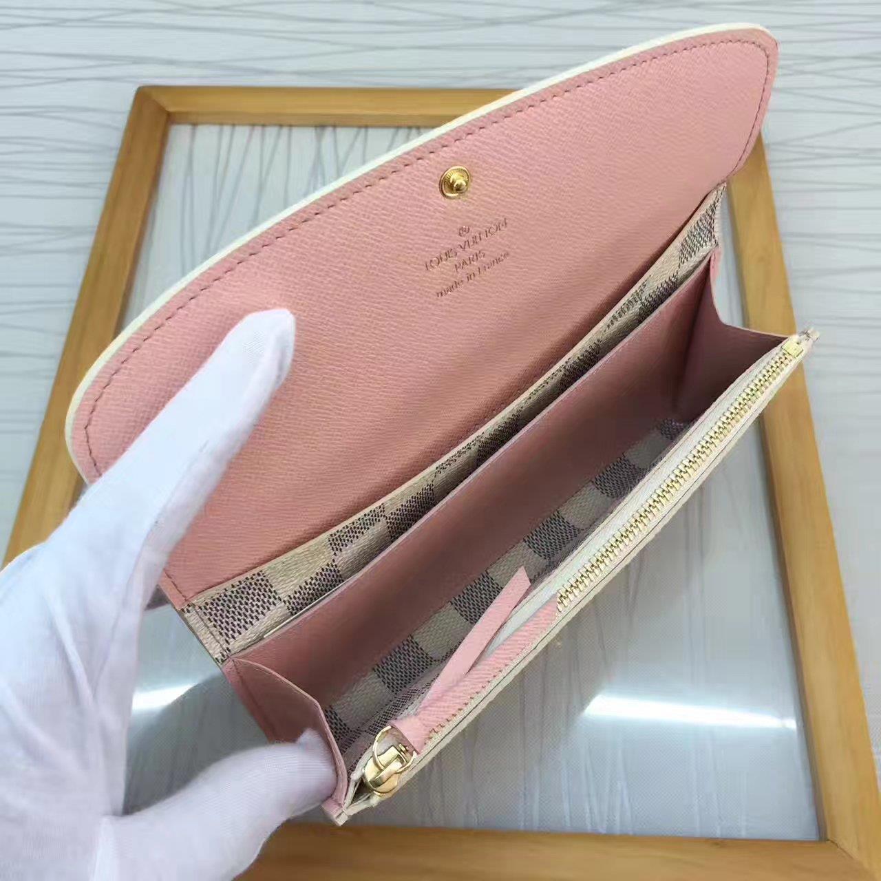 Louis Vuitton LV, N41625, EMILIE WALLET