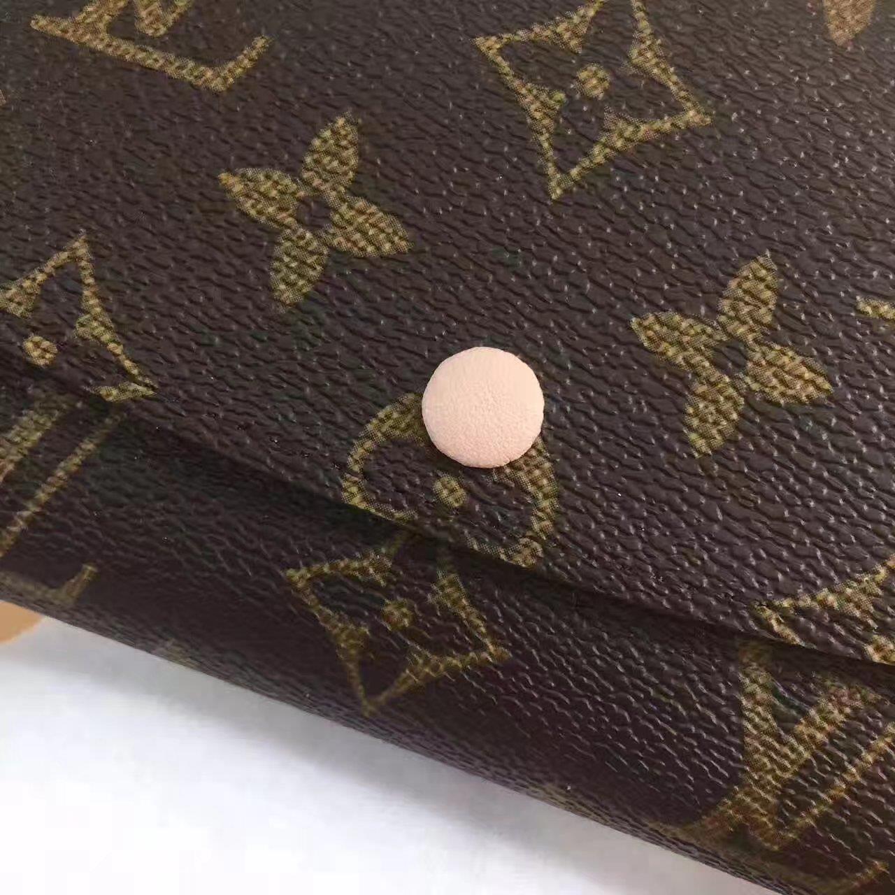 Louis Vuitton LV, M61289, EMILIE WALLET
