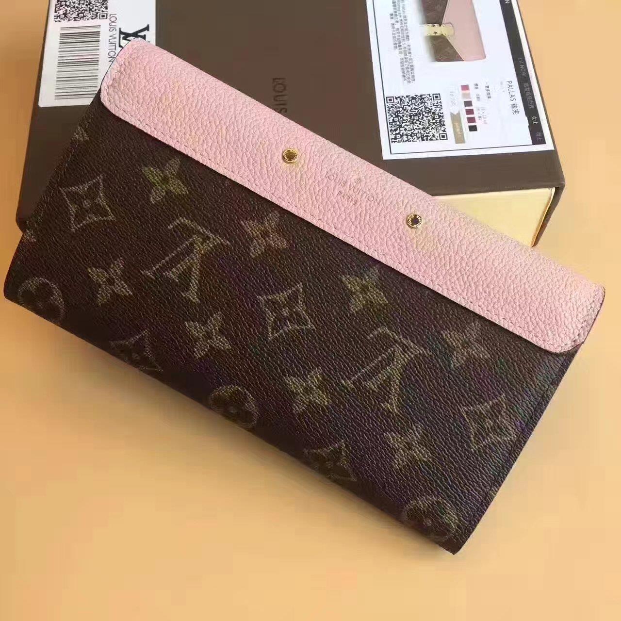Louis Vuitton LV,  M64093, PALLAS WALLET
