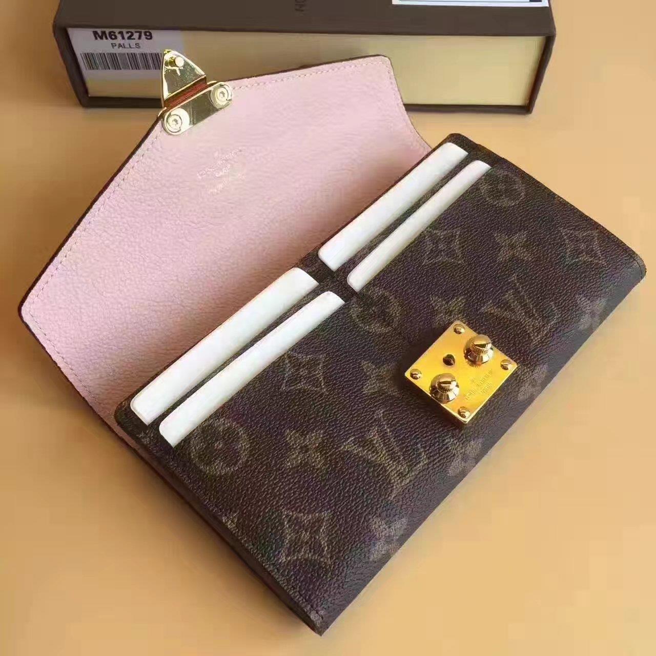 Louis Vuitton LV,  M64093, PALLAS WALLET
